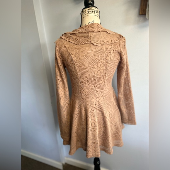 Ryu Anthropologie cardigan whimsical regency prairie chic feminine pioneer boho - Picture 6 of 12